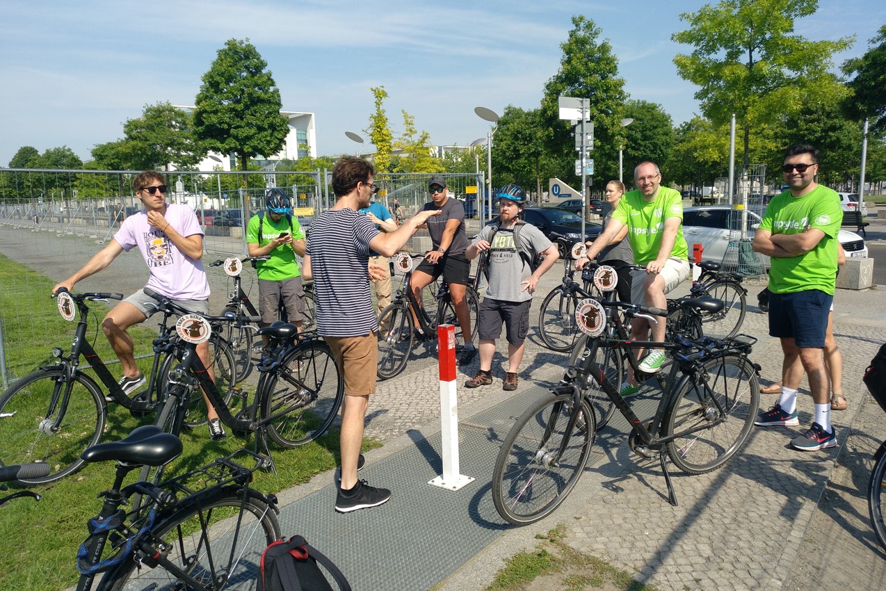 Fahrradtour durch Berlin auf dem Inpsyde Teammeeting 2019
