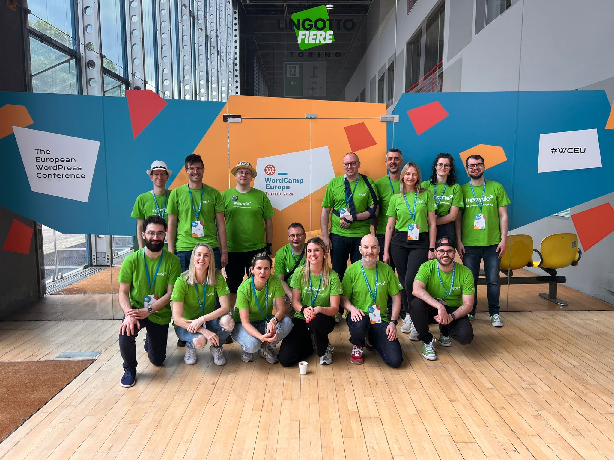 Gruppenfoto von Syders auf dem WordCamp Europe