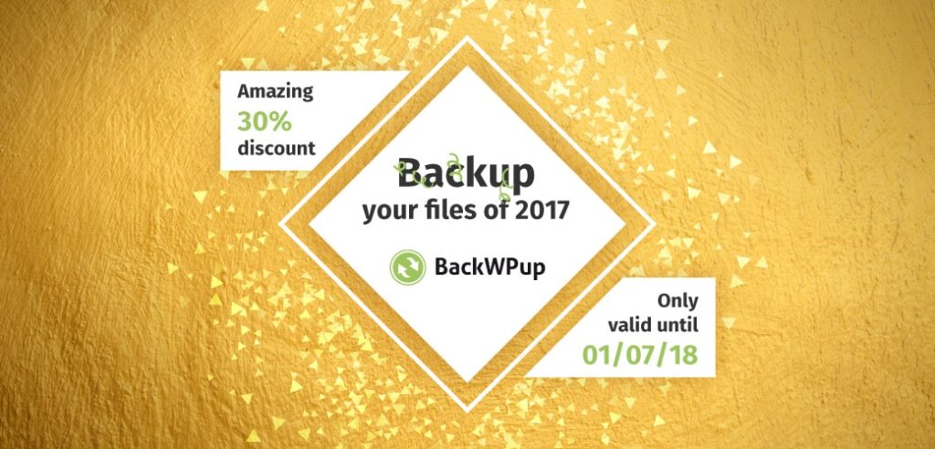 30% BackWPup PRO clean up discount