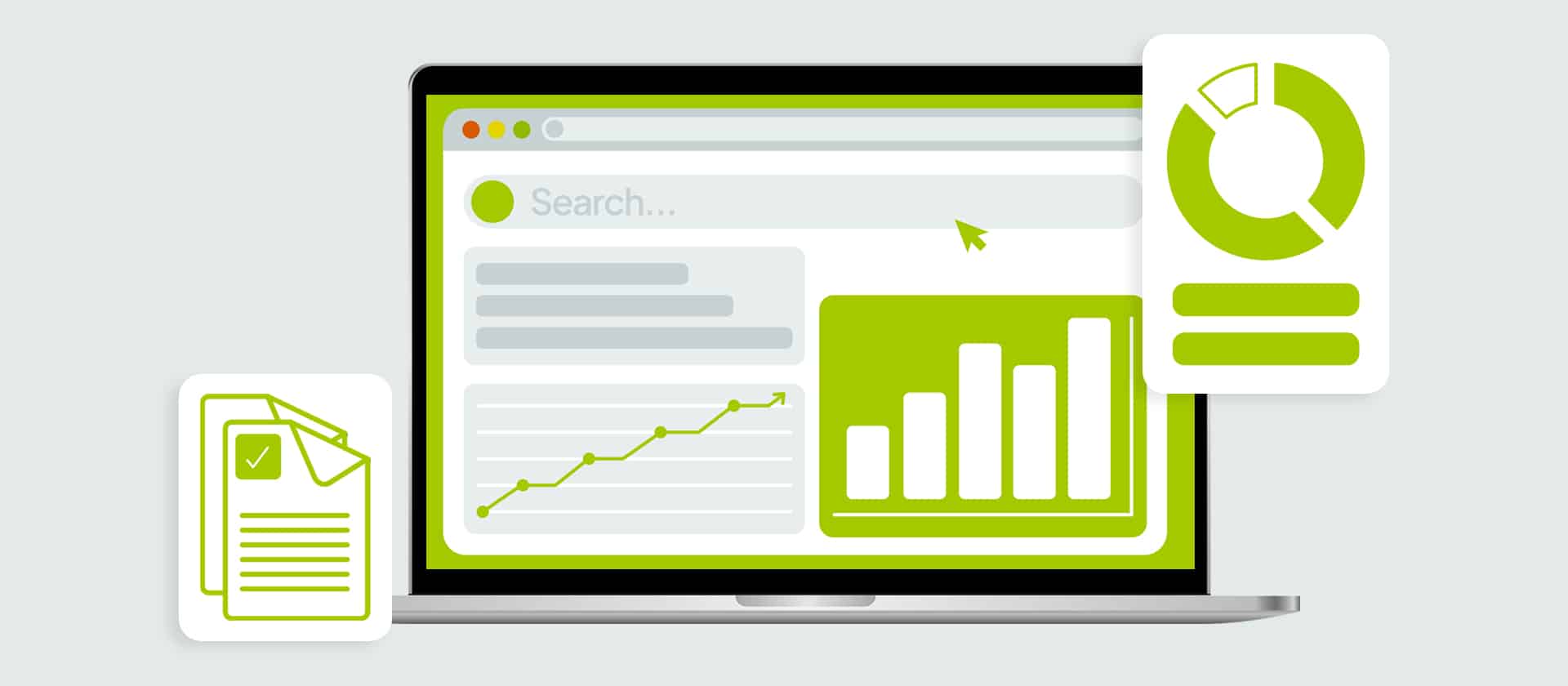 Graphic visualising SEO tools
