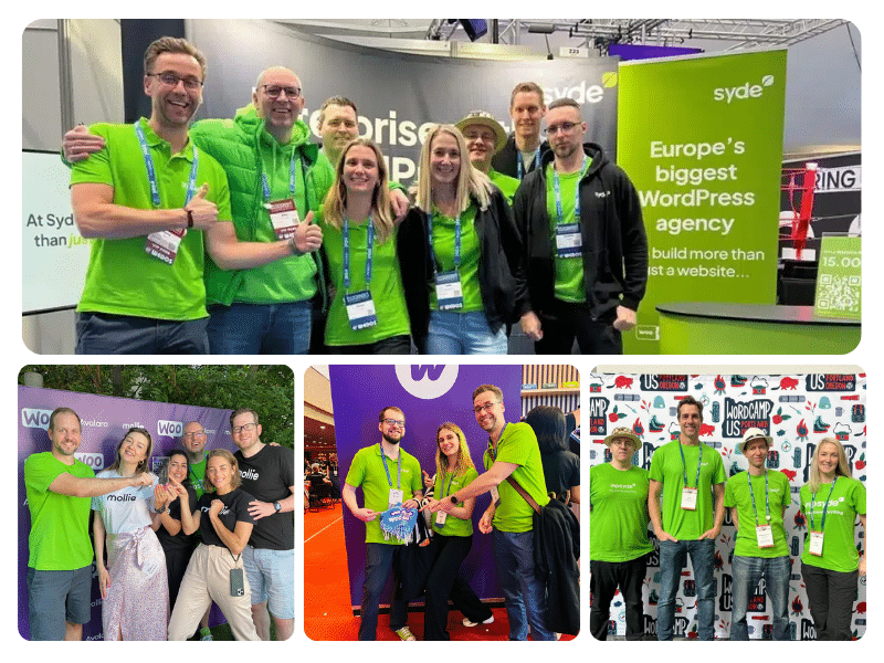 WordPress Agency: Syde Employees at various events