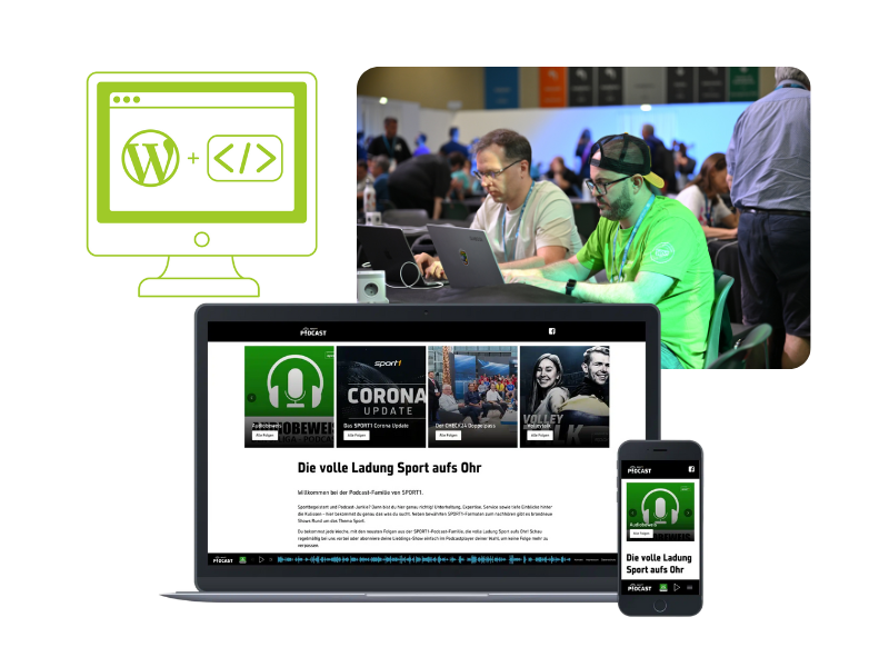 Custom website homepage designed by Syde